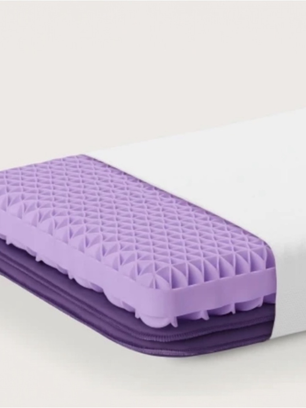PURPLE ADJUSTABLE PILLOW RETAIL $249 QUEEN SIZE RARELY USED LIKE NEW!